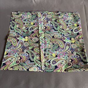 Paisley Patterned Cotton Fabric In Vibrant Multicolor Design